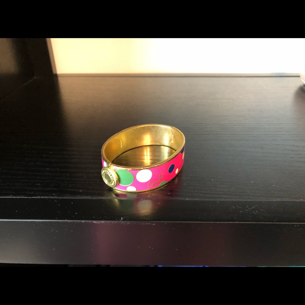 100% authentic coach cuff bracelet